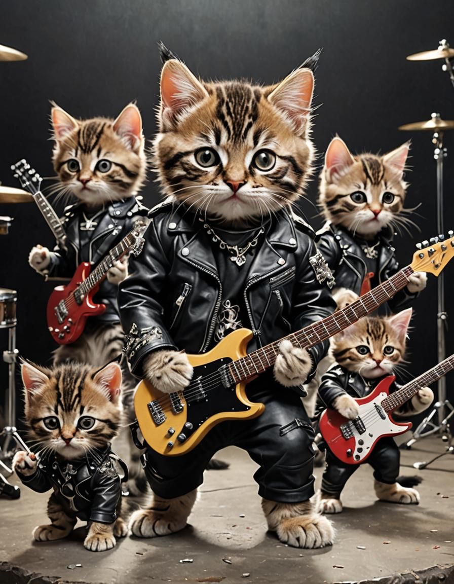 Tough Fluff.... the new metal kitten band.