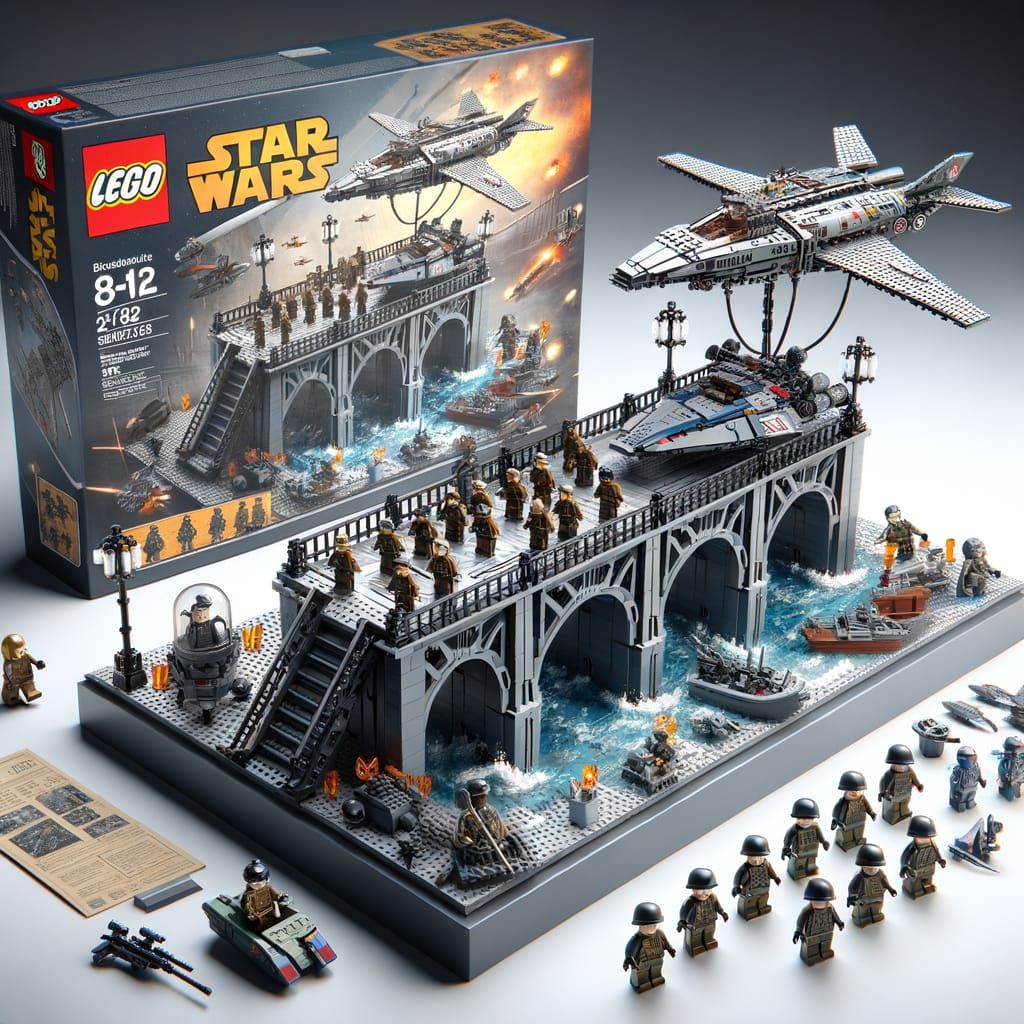 Star Wars on the river Kwai LEGO set