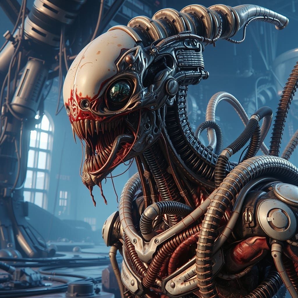 The biomechanical alien