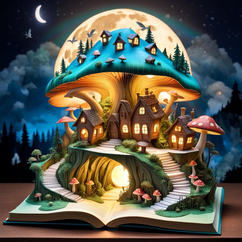 Magic book  by @Maryi