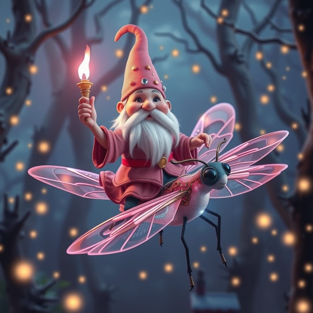 Gnome on adventure  by @RM