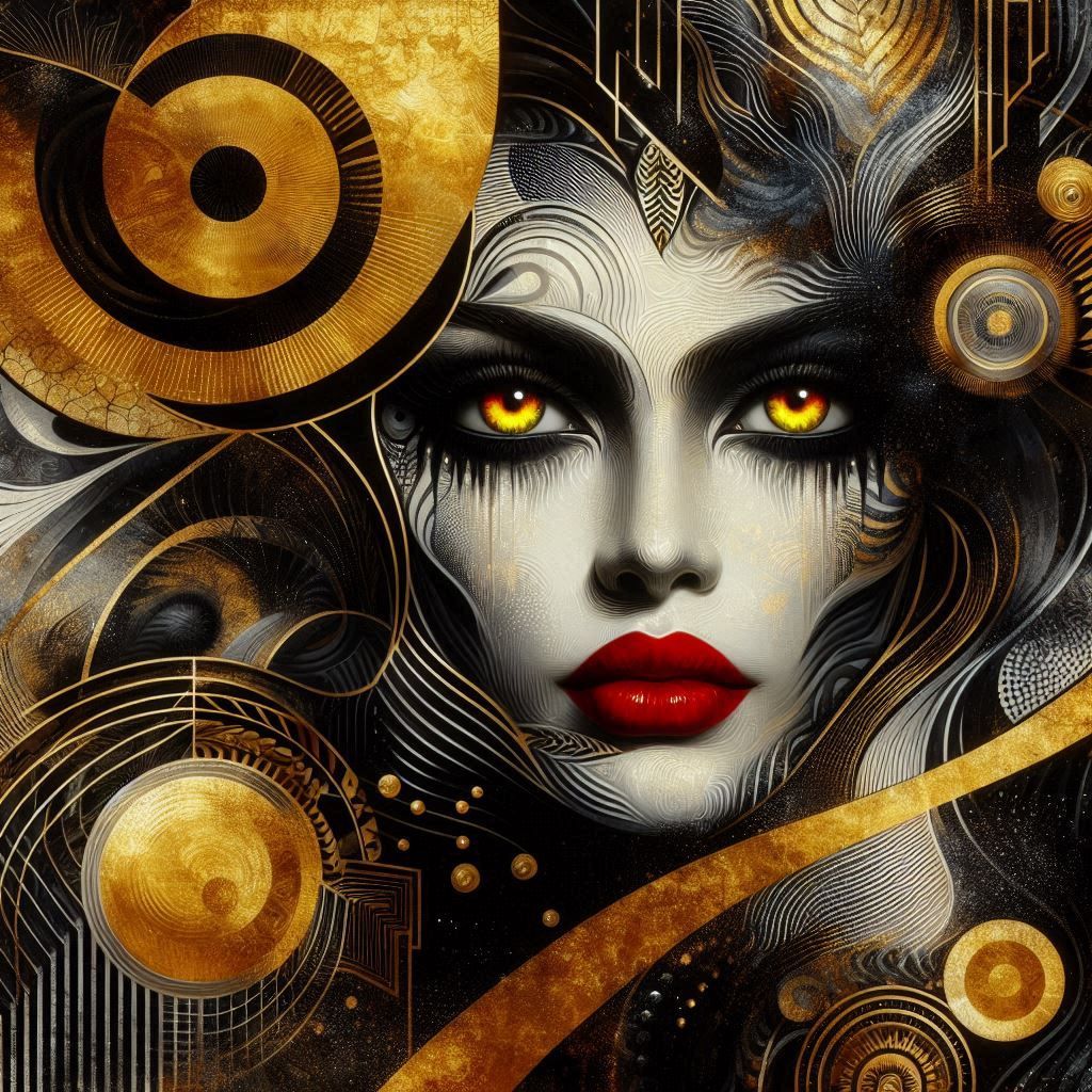 Eyes of Shimmering Gold