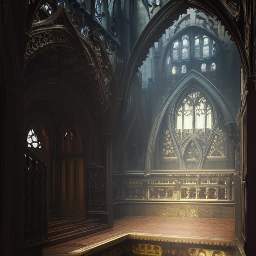 Silent Cathedral - AI Generated Artwork - NightCafe Creator