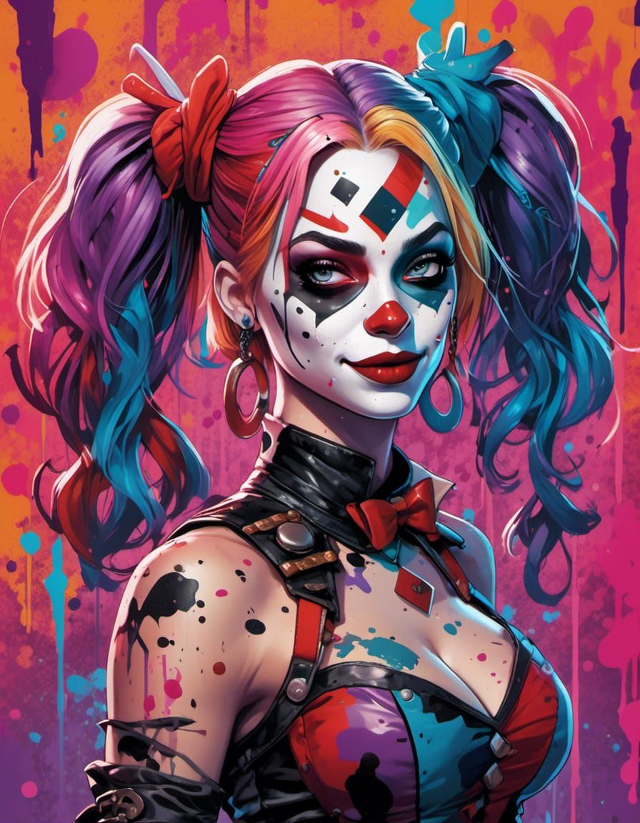 Harley quinn - AI Generated Artwork - NightCafe Creator