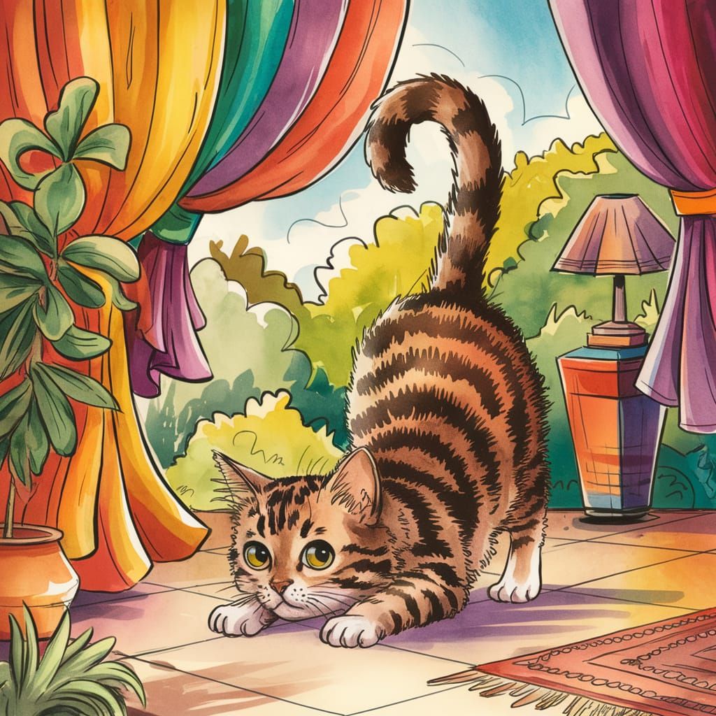 Cat Style Yoga (aka Pouncing!)