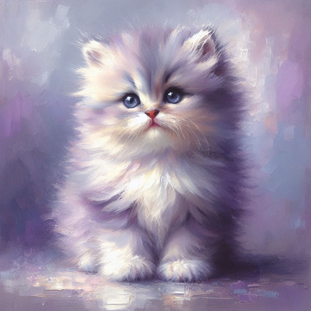 cute fluffy kitten