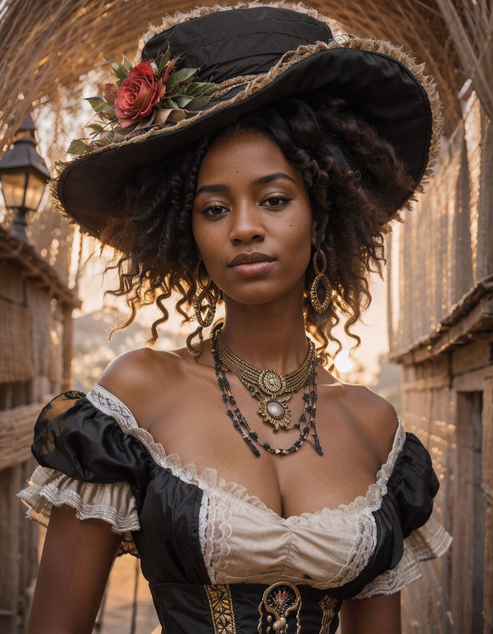 Victorian Black Lady