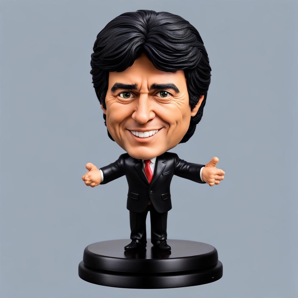 Javier Melei, President of Argentina, Bobblehead - AI Generated Artwork ...