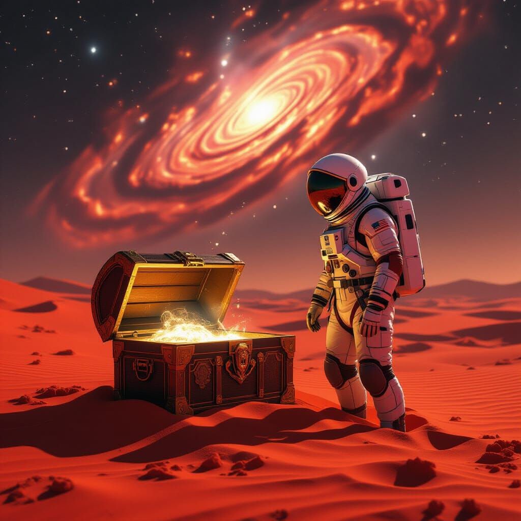 Treasure in Space.  by @Heather Marie