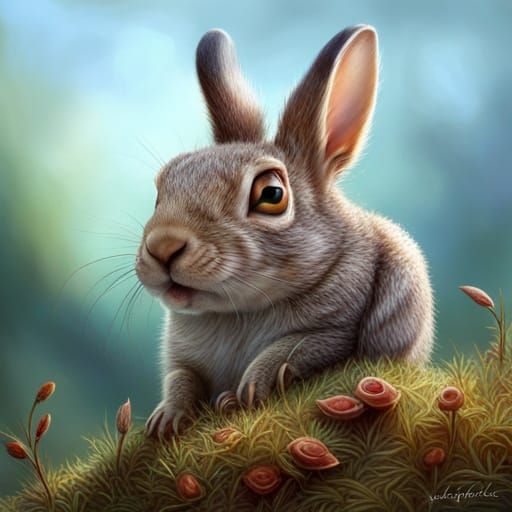 Crazy Rabbit Squirrel Insanely HyperRealistic Insanely HyperDetailed ...