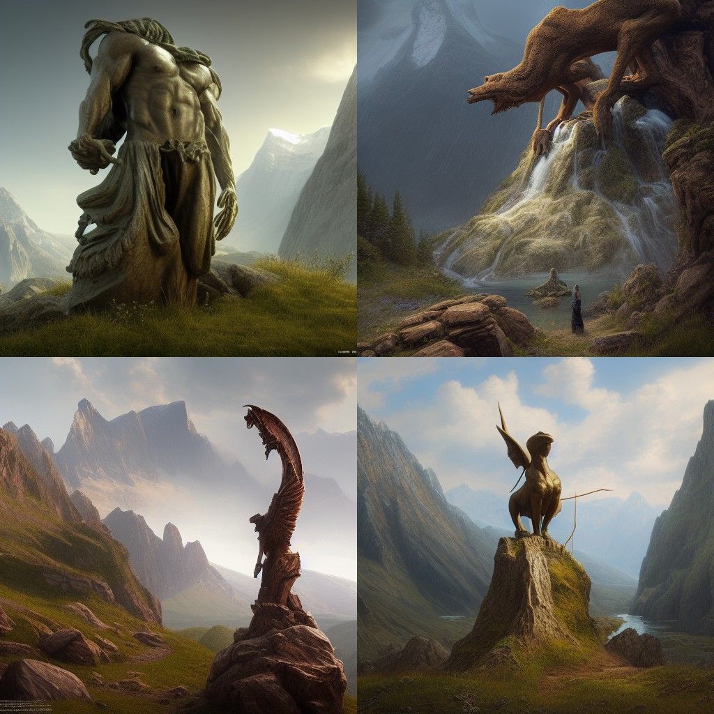 Ancient guardians of the mountain