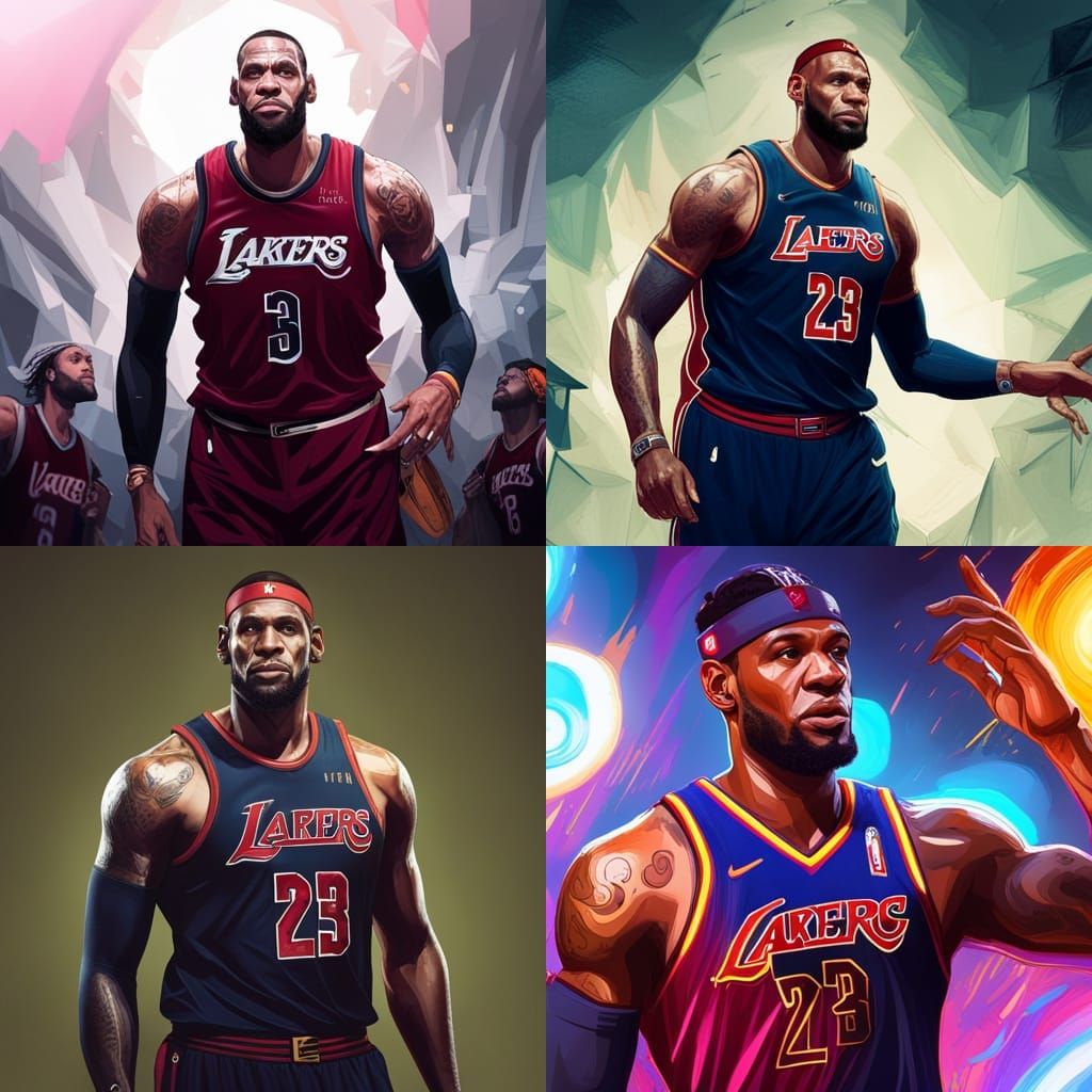 LeBron James - AI Generated Artwork - NightCafe Creator