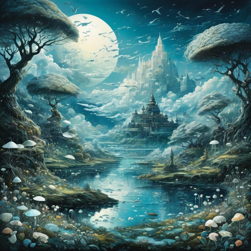 under a sky veiled in mother-of-pearl, sacred territory, esc...