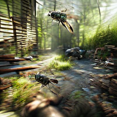 Survive - Environment -  Chased by killer bees