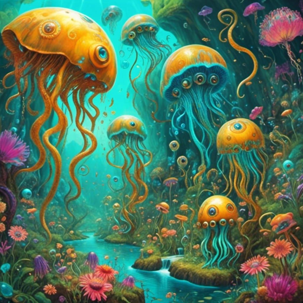 Jellyfish Bloom