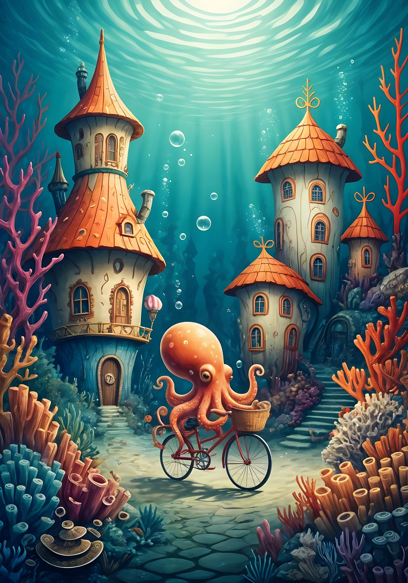 The Octopus' village  by @Good_Vibes_Only