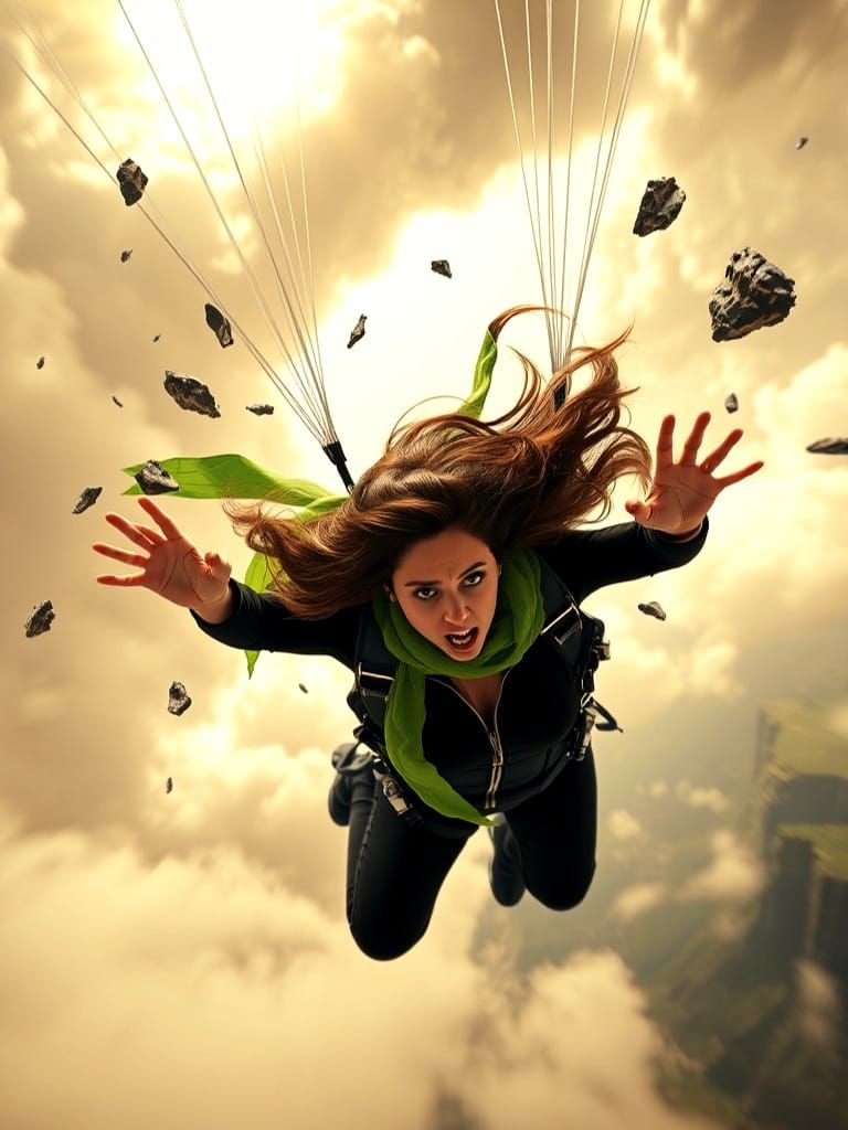 The parachute accident