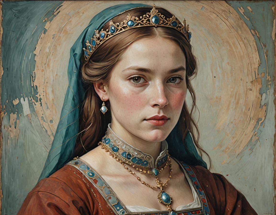 Portrait of a medieval princess