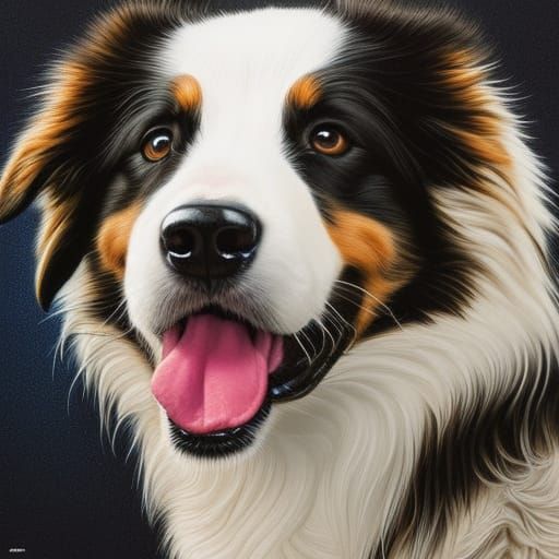 Woof he said by Per.