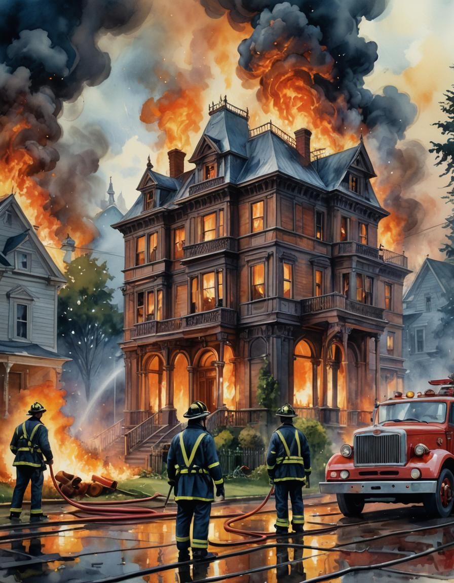 Inferno on Victorian Lane :: Courage Under Fire