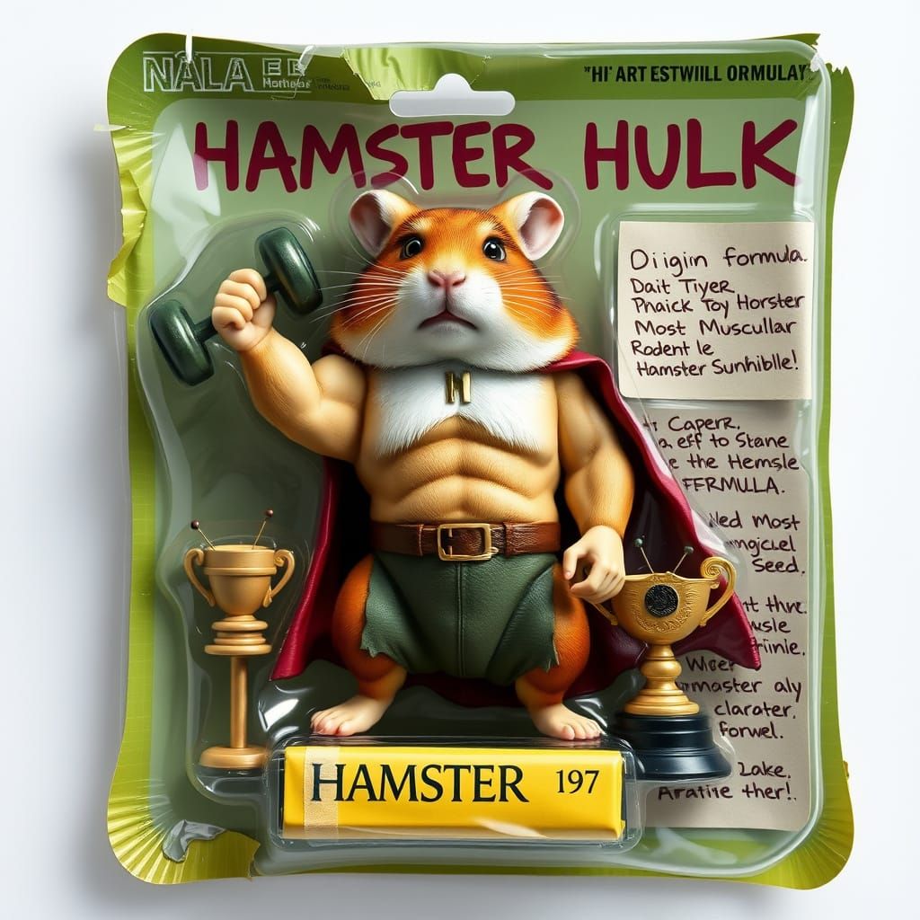 Hamster Hulk  by @Neverland
