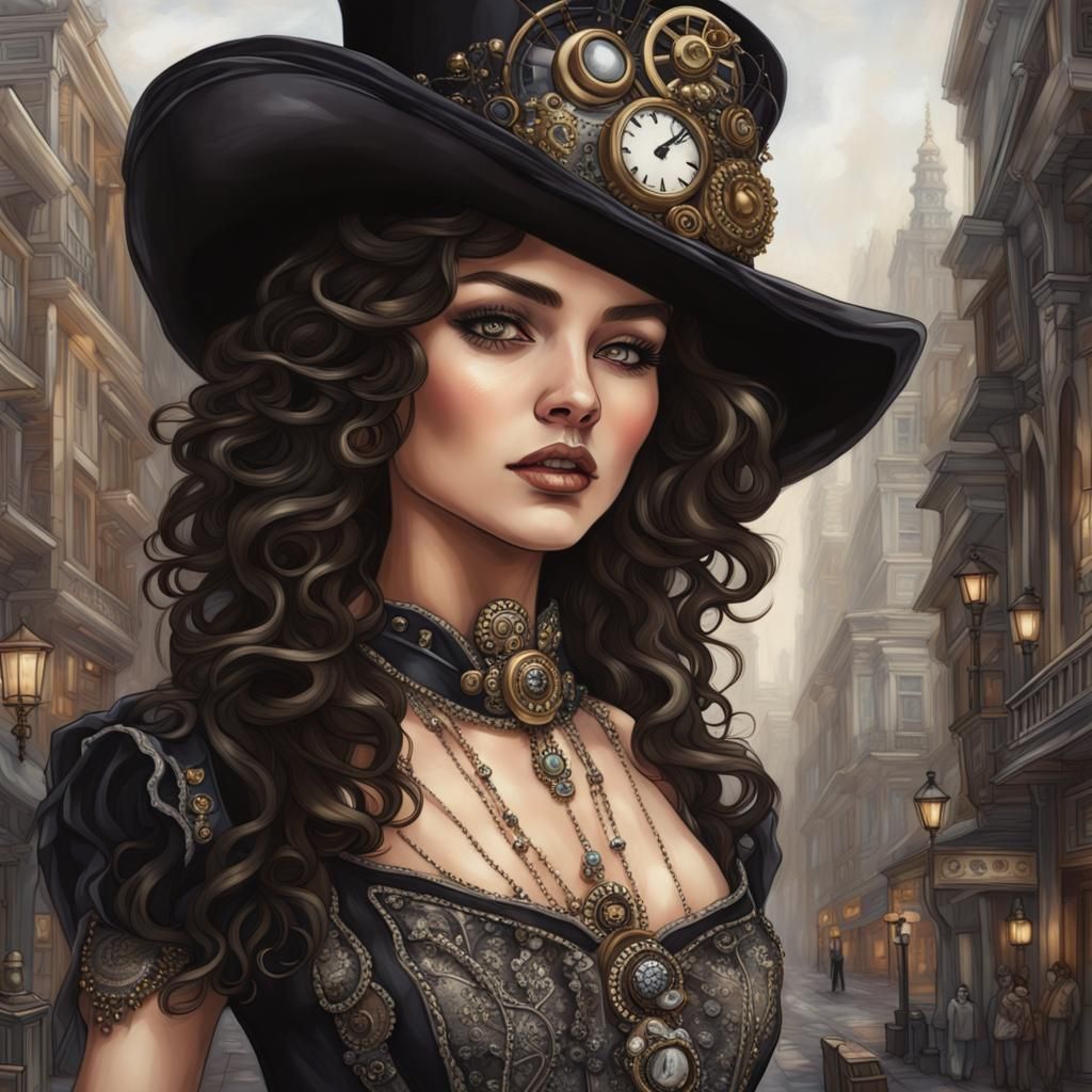 Steampunk Traveler - AI Generated Artwork - NightCafe Creator