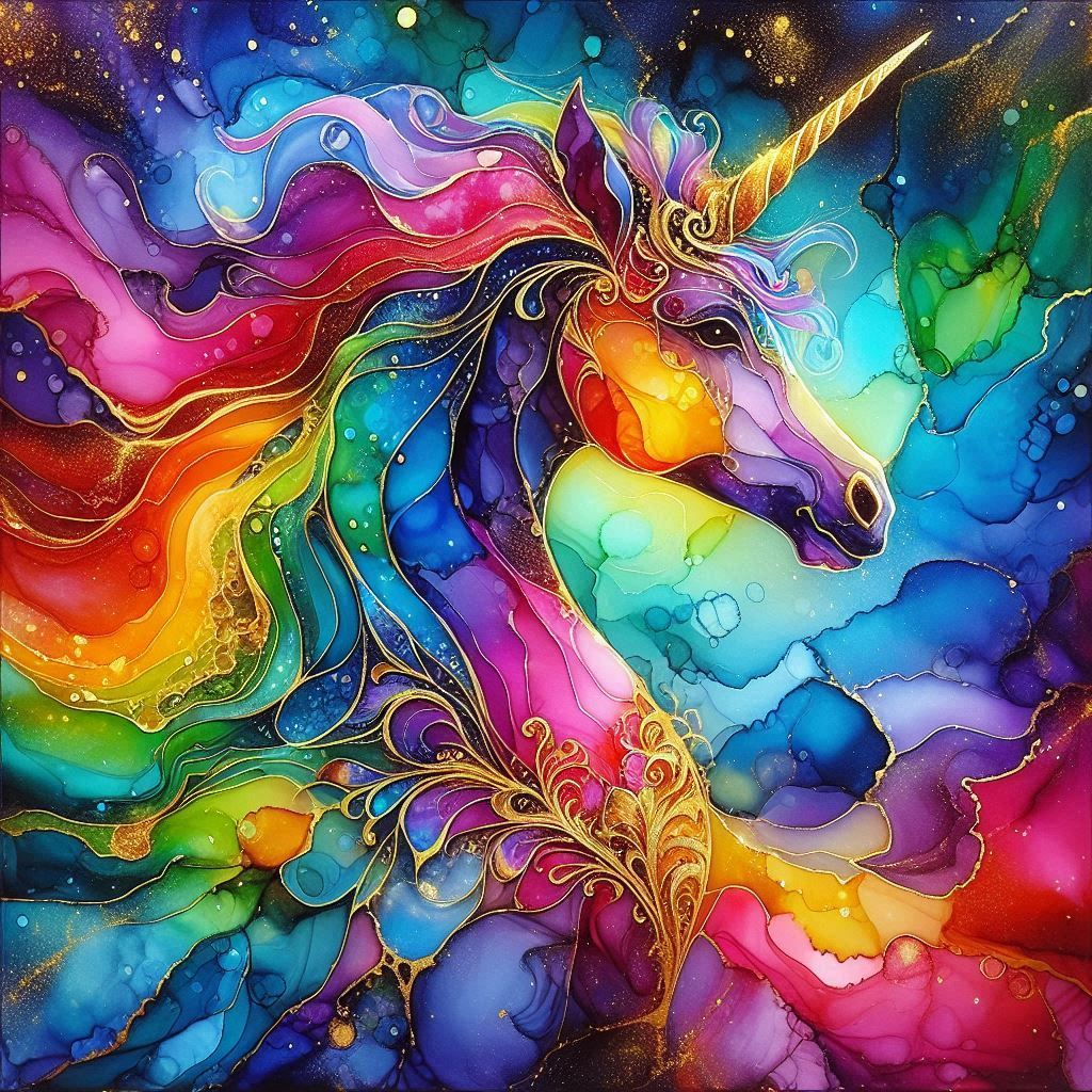 Rainbow unicorn