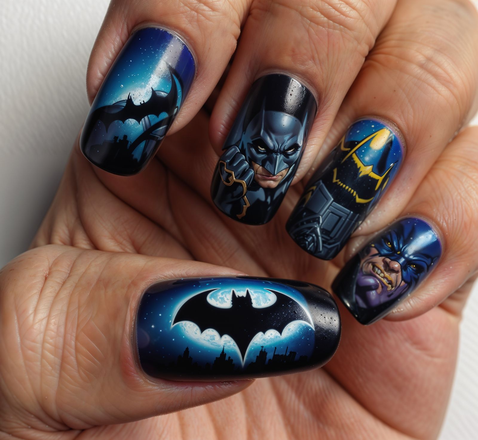 Batman Nail art