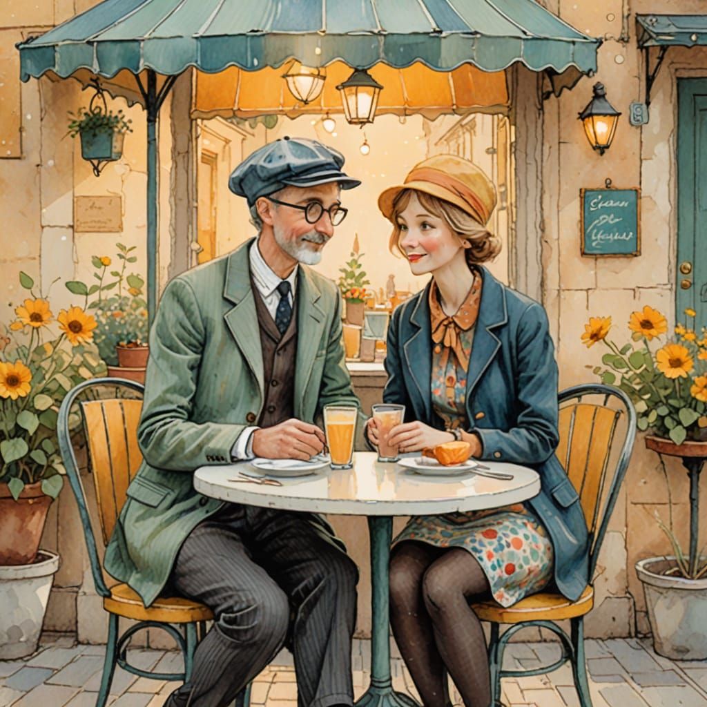 Croissant for Two  by @MikeJParis