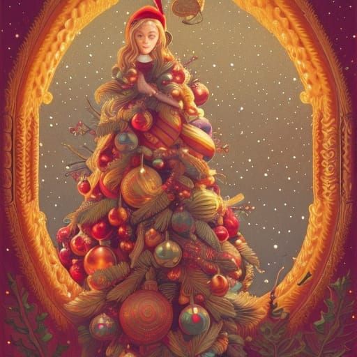 Christmas angel tree