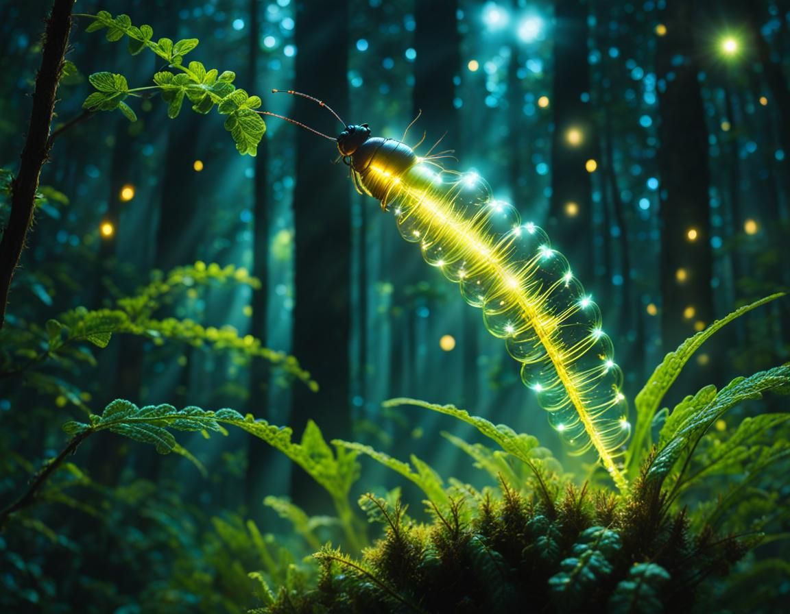 Glowworm  by @mael Richon
