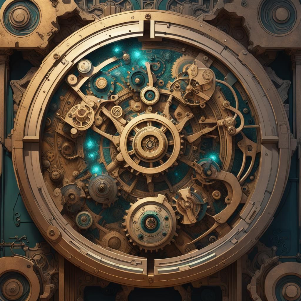 Antikythera mechanism, 8k resolution concept art portrait by Greg ...