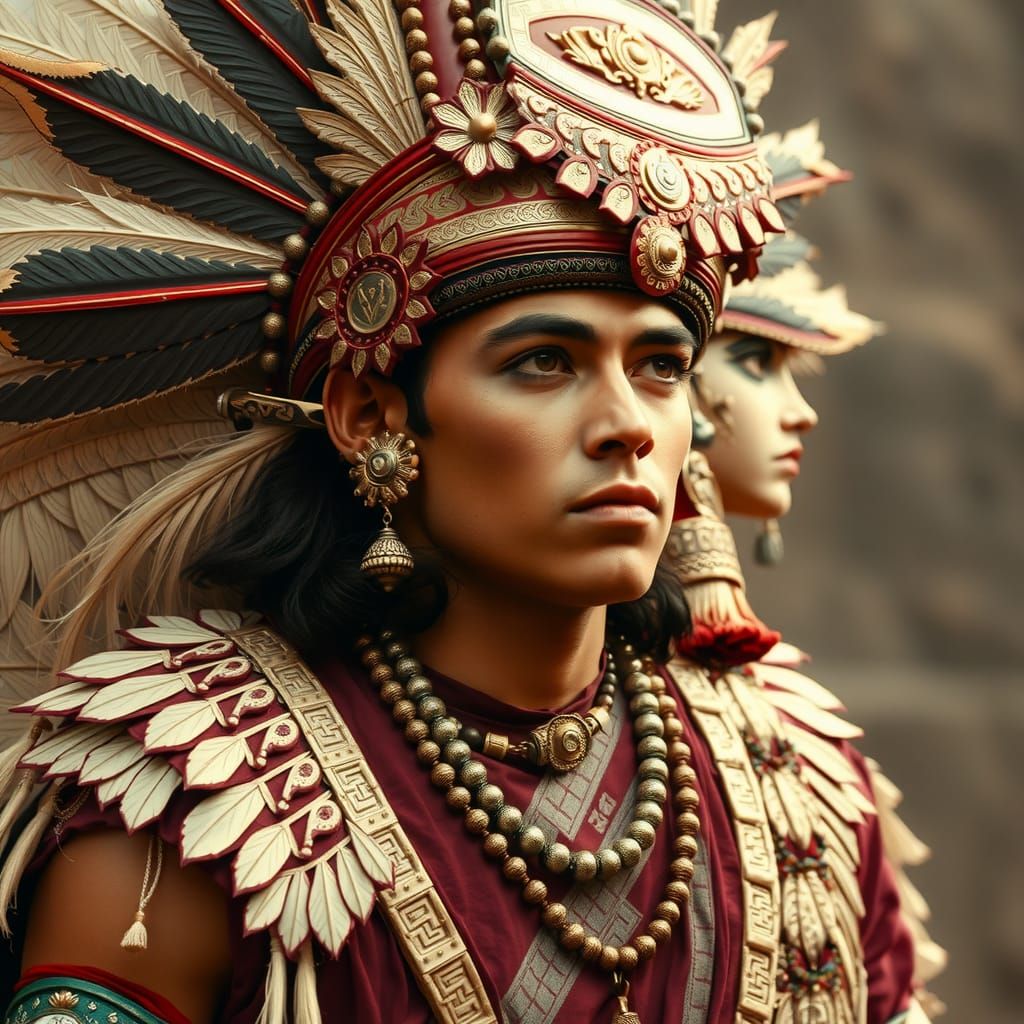 Handsome aztec prince  by @Lyguo