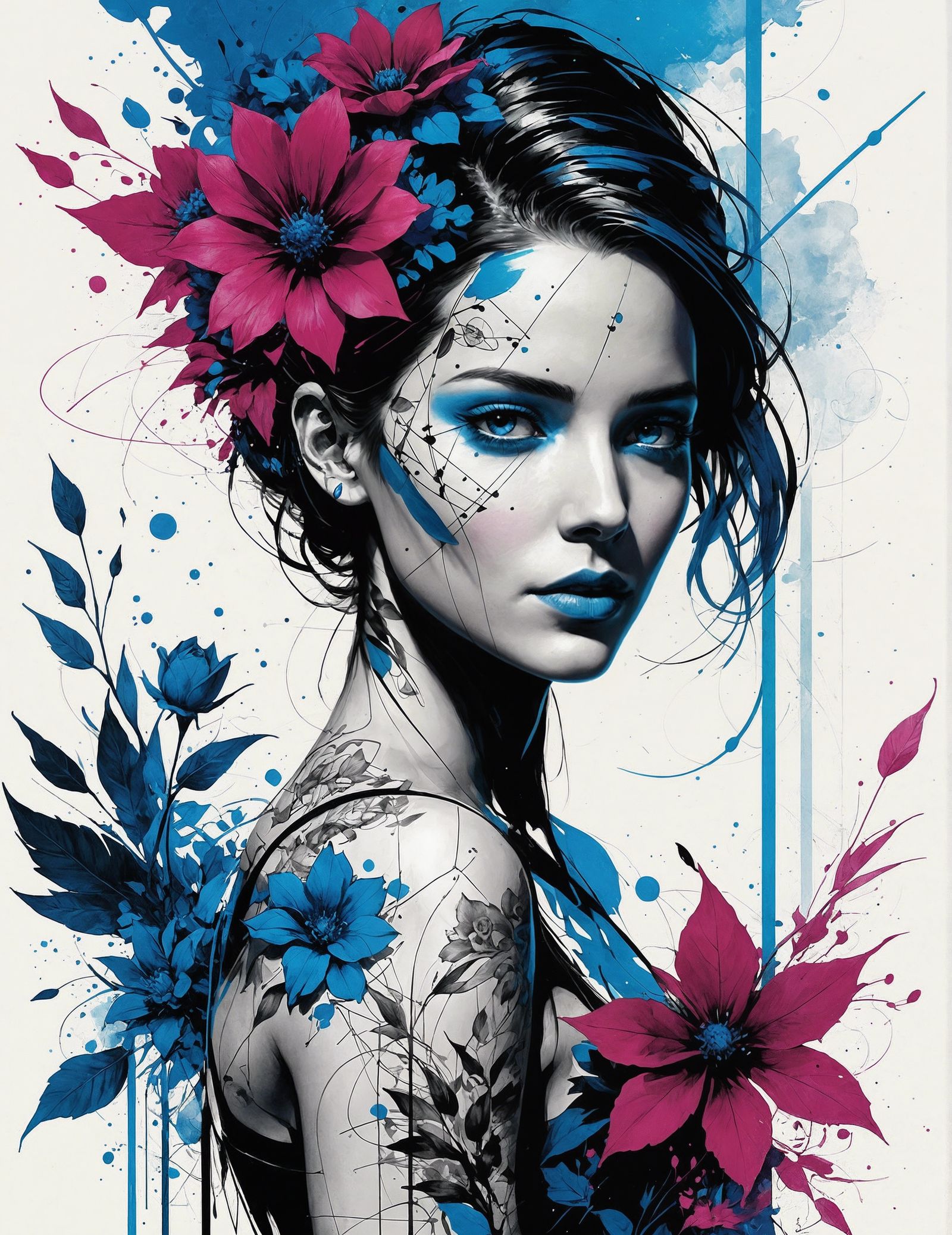 Blue girl