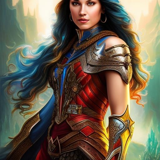 Medeivel Wonder Woman  by @Andiru Meja