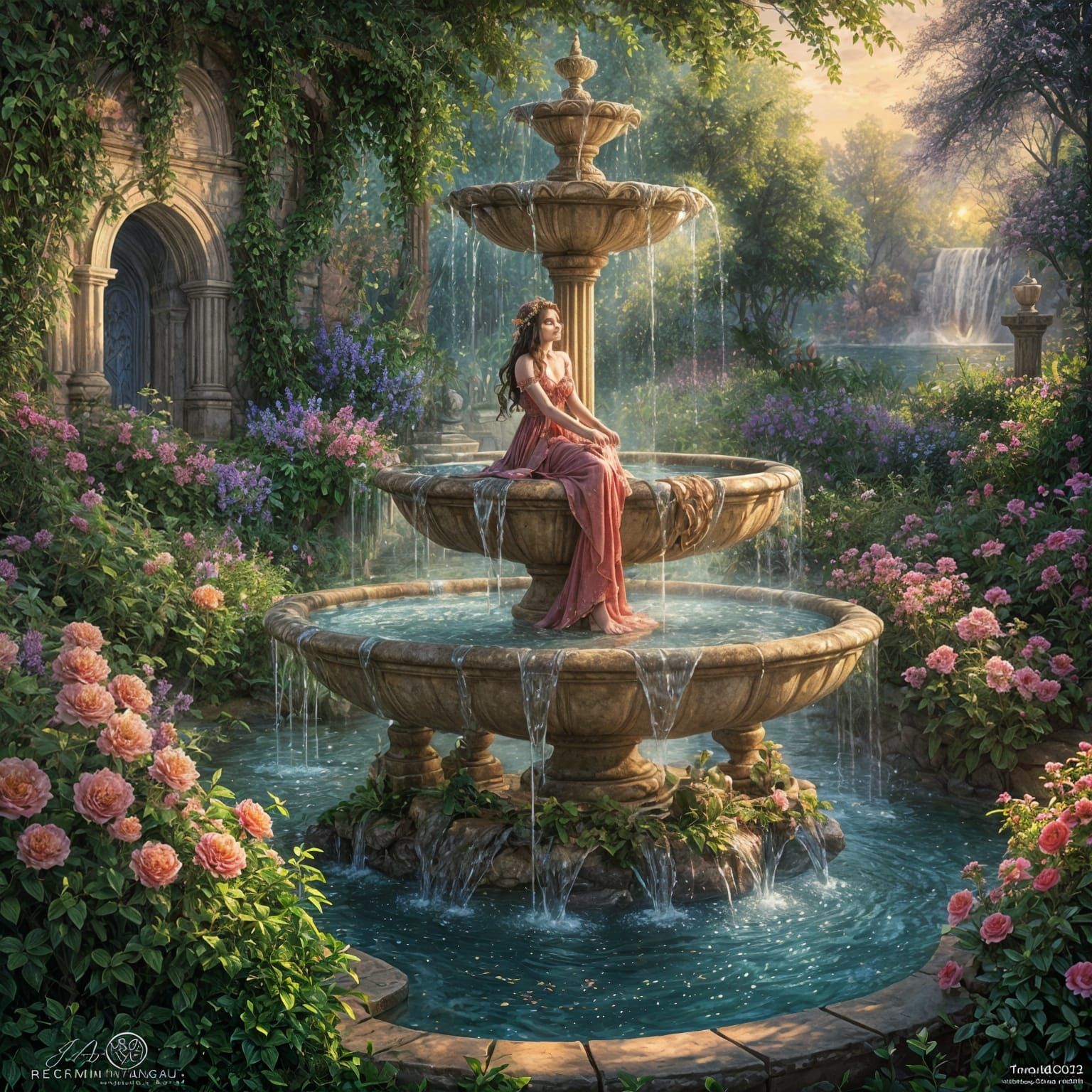 The Fairy Garden Fountain