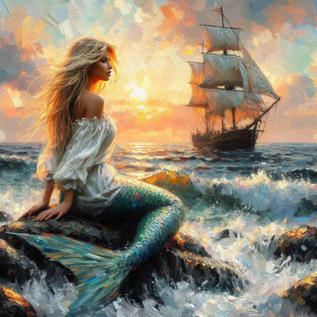 Zeemeermin 3  by @Abra