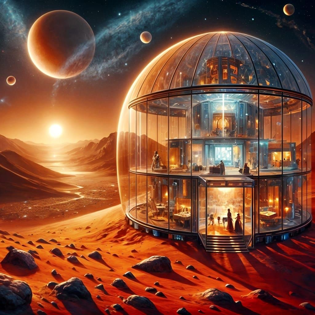 A Martian Home  by @Ailee