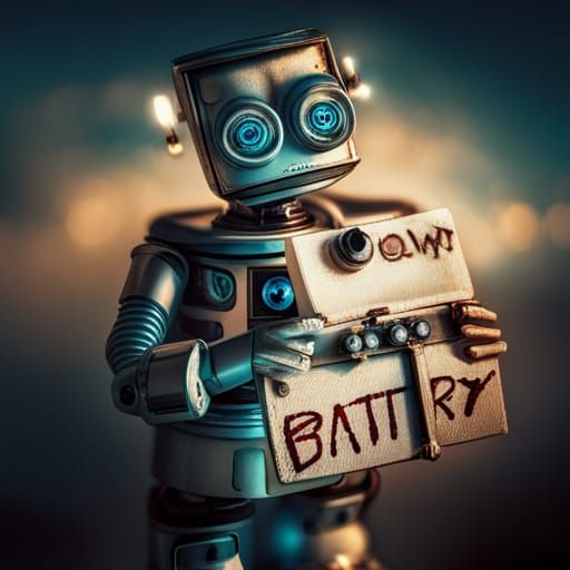 Help me! Low battery.  by @Freefallsunroar