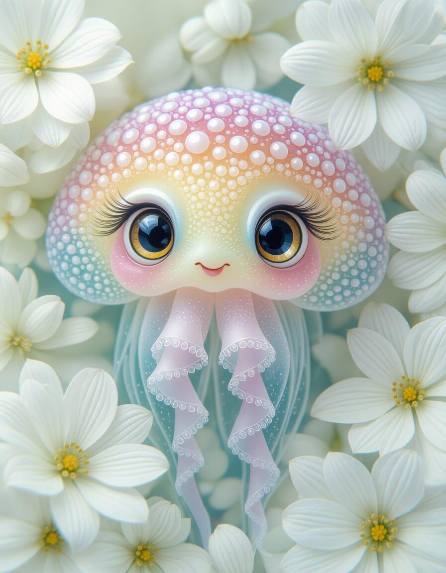 Cute Jellyfish  by @Hit moments
