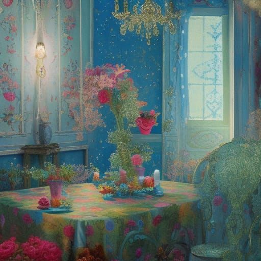 Enter the celestial atelier of a seamstress, as imagined in ...
