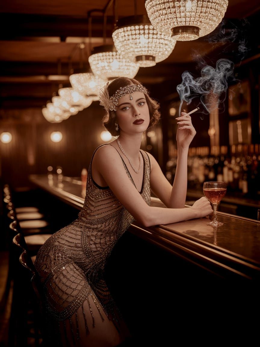 Flapper in a Speakeasy  by @Colin Davis