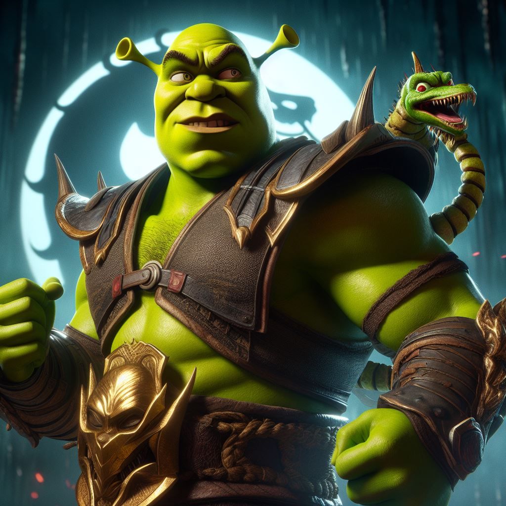 Shrek is Ready for Mortal Kombat