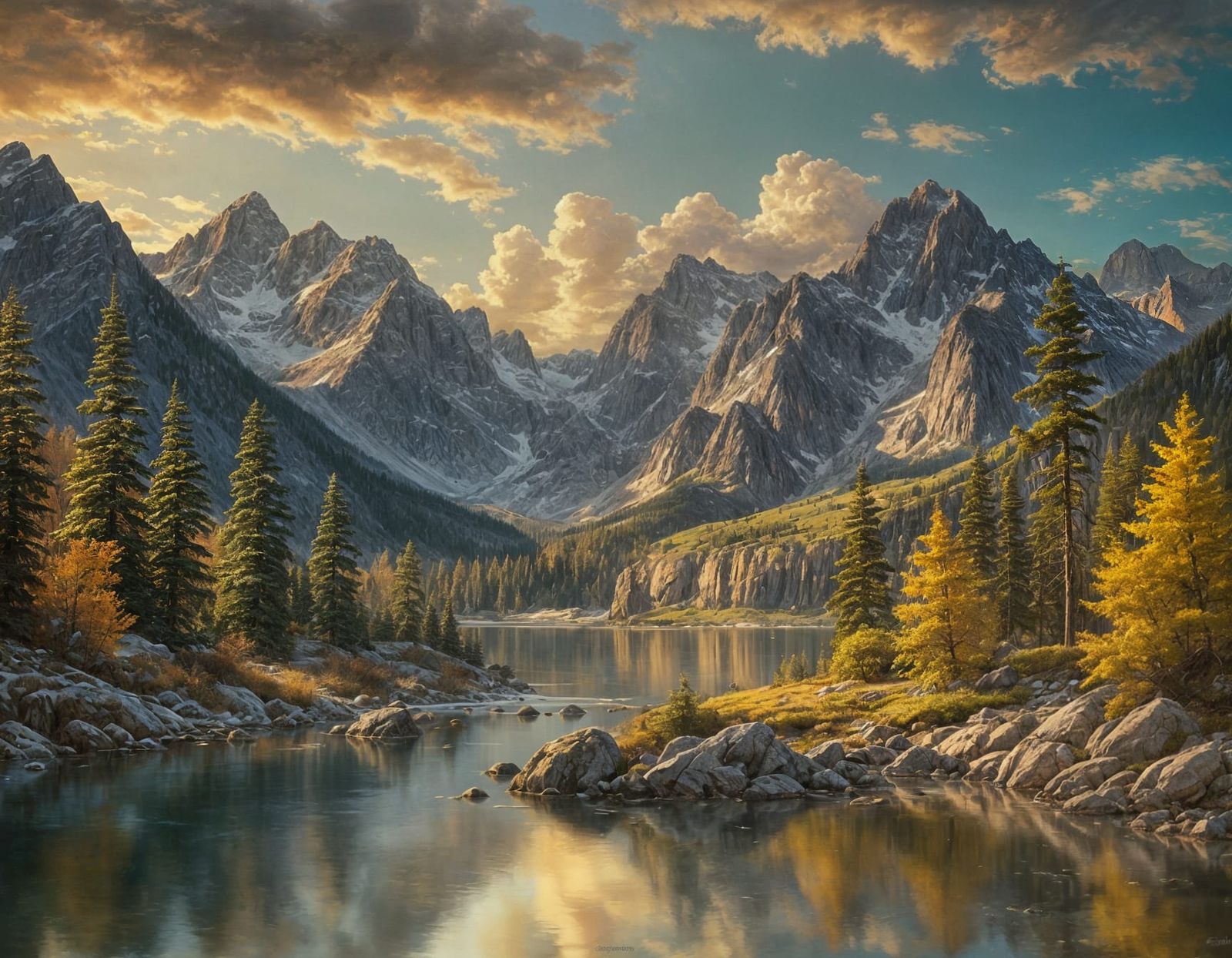 The last lake before reaching the mountains.  by @Joris