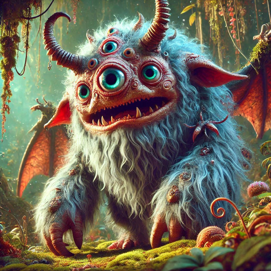 adorable fairy-tale fantasy creature portrait..