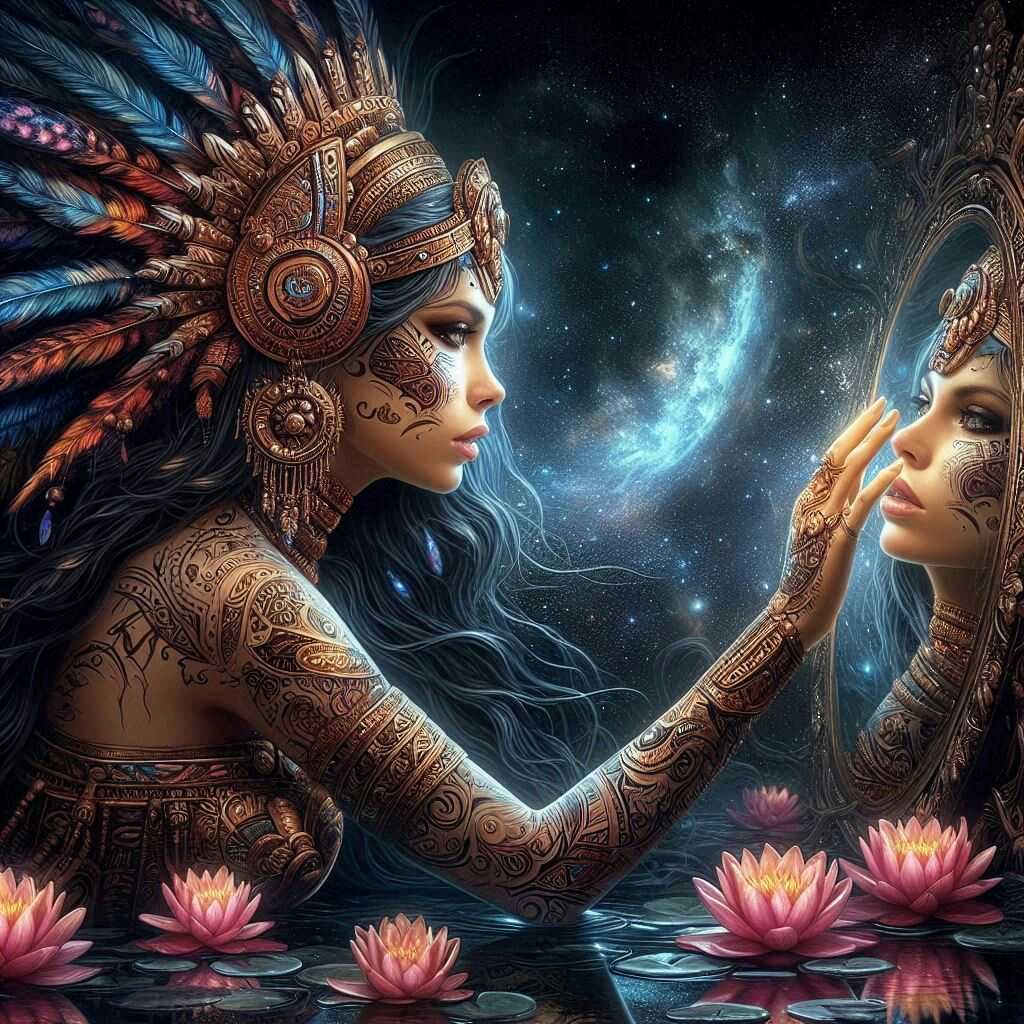 Beautiful Aztec Warrior