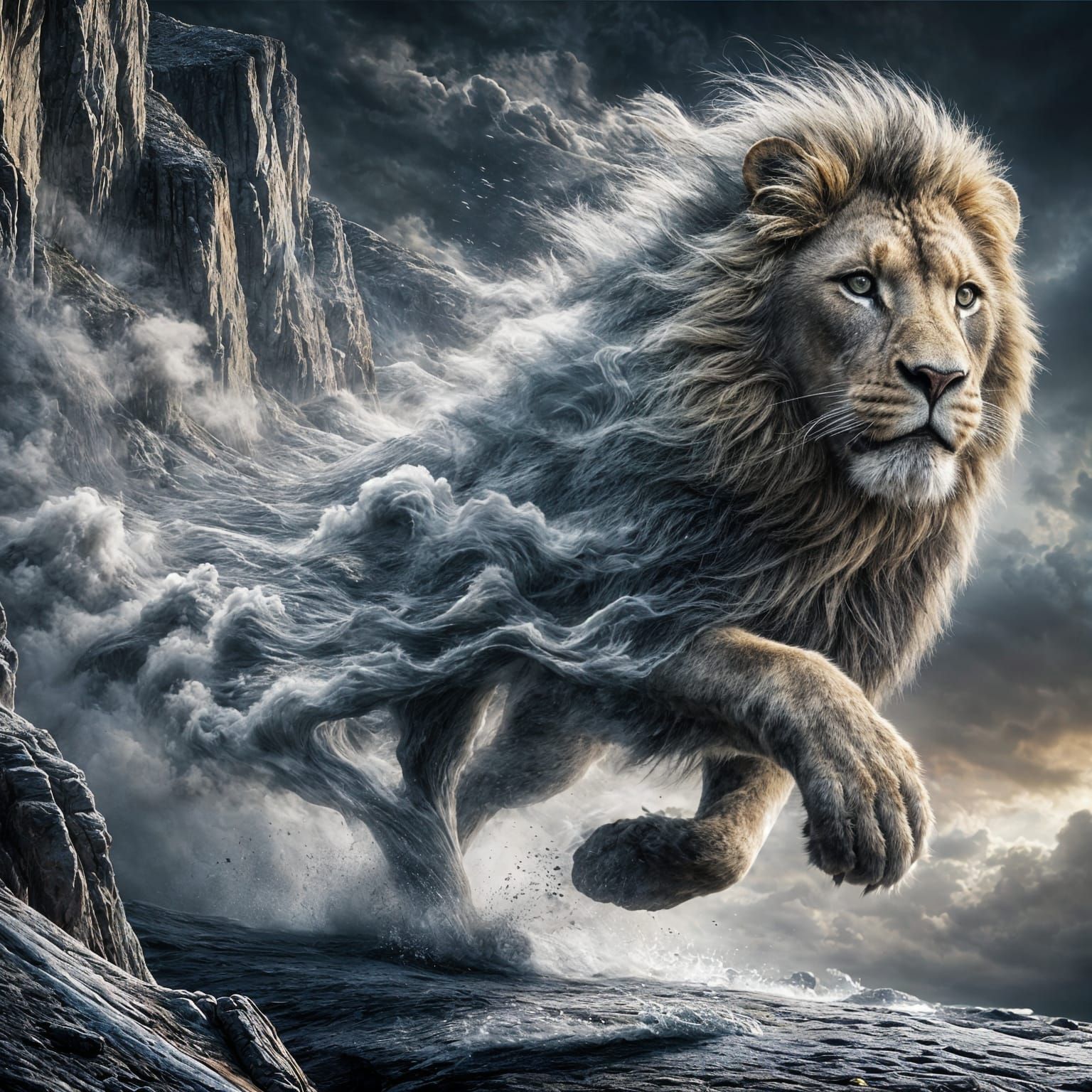 Lion of Wind and Fog
