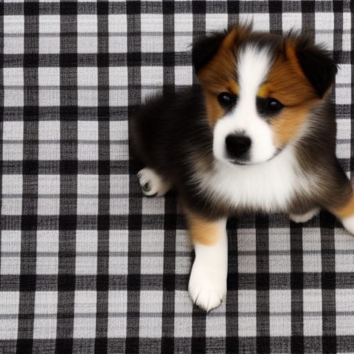 Fluffy puppy