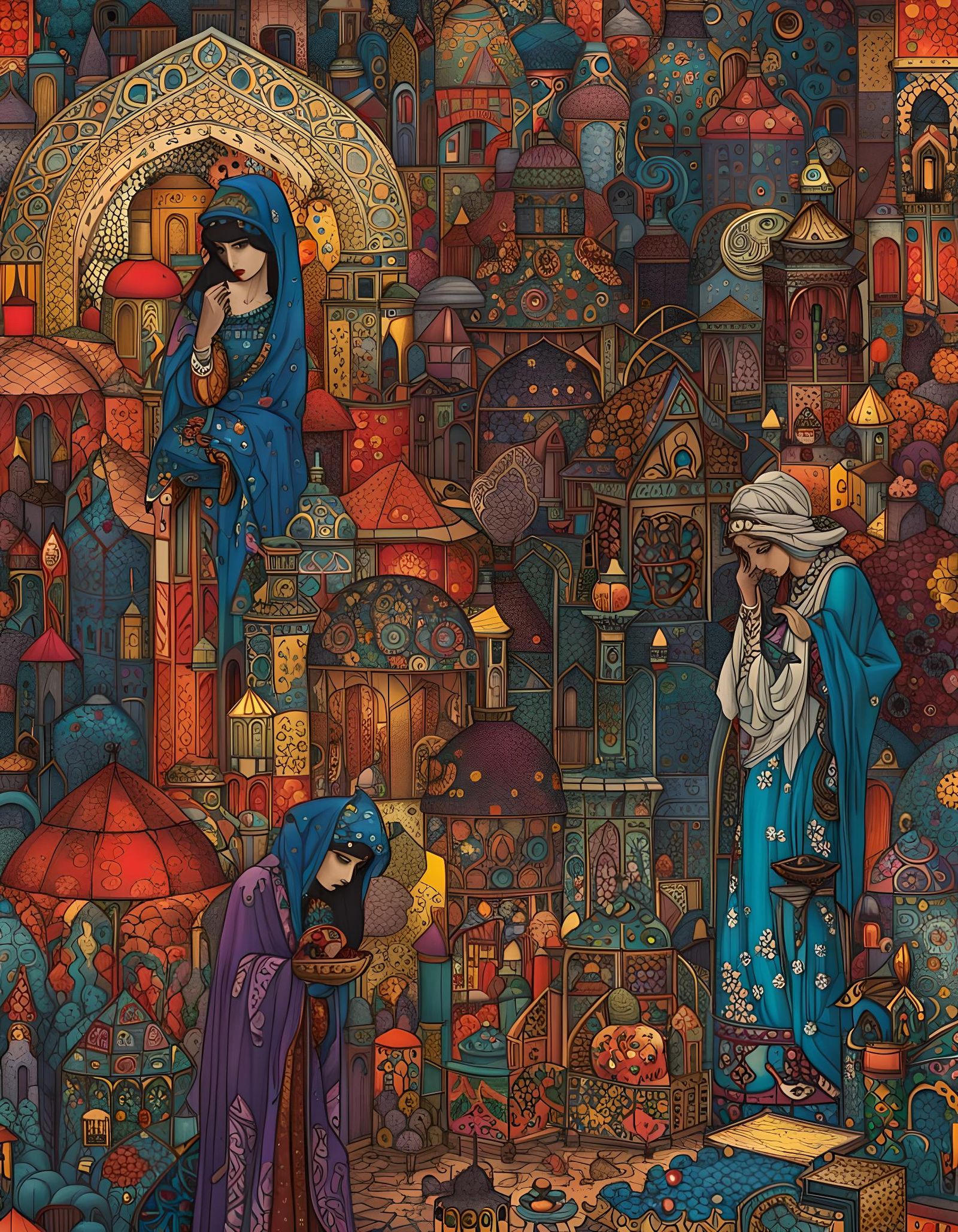 Arabian nights nouveau
