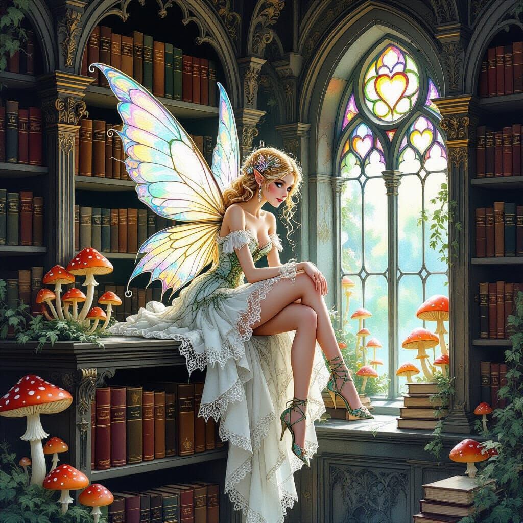 Book Fairy  by @Kristen Dover